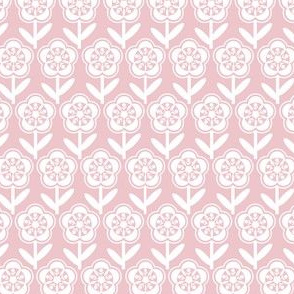 Geometric Flower - Blush