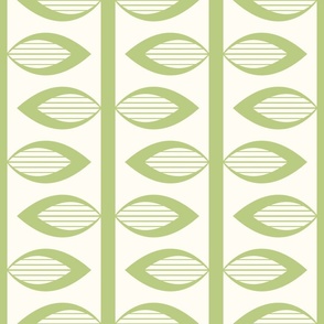 Stylized Leaves: Light Green (large)
