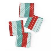 Binding Betty Retro Christmas 2022  (1.6'') red teal seaglass vertical 