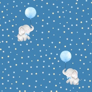 elephant stars blue