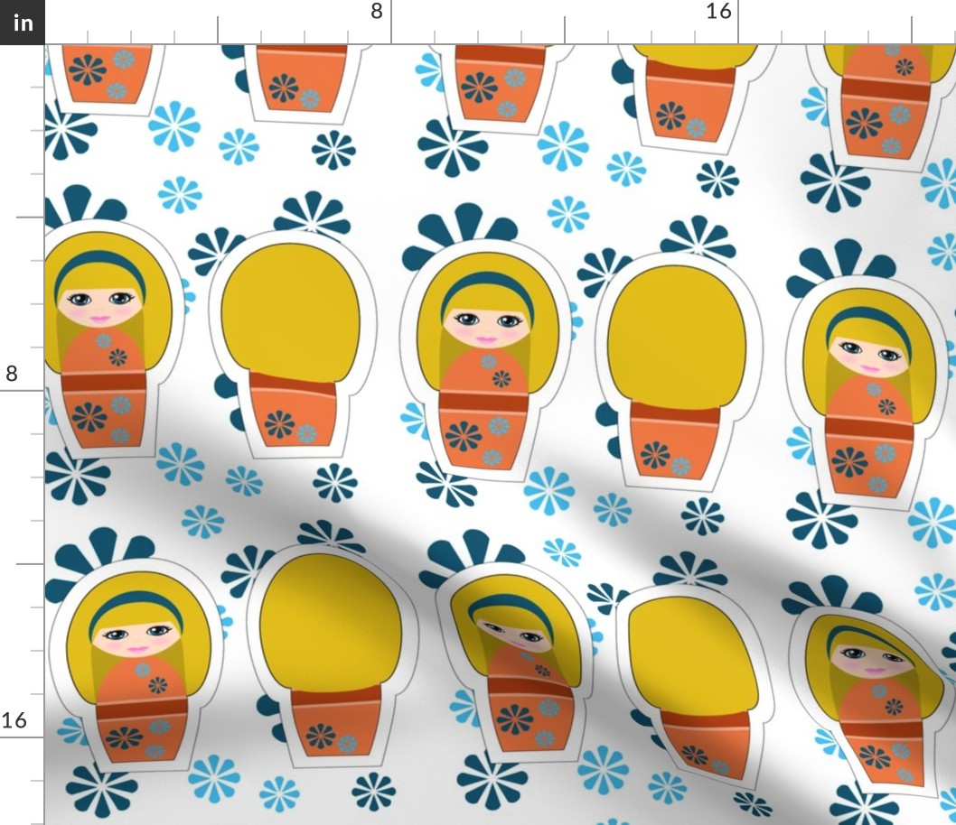 Kokeshi Blonde Swatch Toy