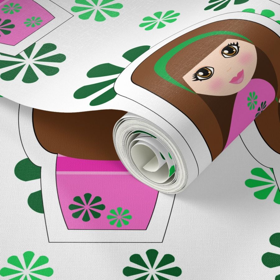 Kokeshi Brunette Swatch Toy