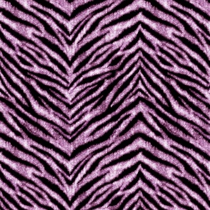 Glitter Zebra Stripe - large - pink glitter on black