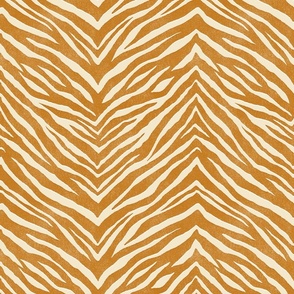 Zebra Stripe - large - gold and cream