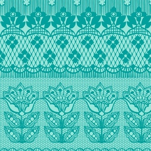 Lace Romance {Aqua} large