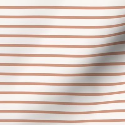Thin stripes - sienna