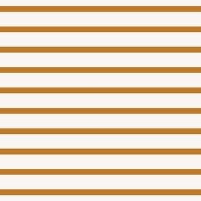 Thin stripes - ochre