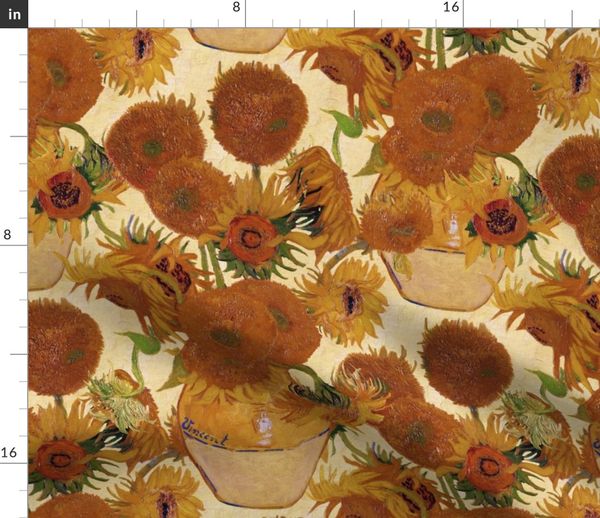 Vincent Van Gogh Vase With Fifteen Sun Spoonflower