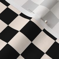 Black and White Checkerboard 1"