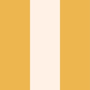Peach and Yellow Stripe 6"