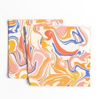 Retro Rainbow Marble Large