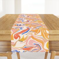 Retro Rainbow Marble Large