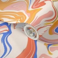 Retro Rainbow Marble Large