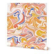 Retro Rainbow Marble Large