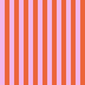 Red and Lilac Stripe 1"