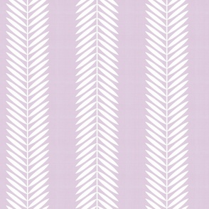 Laurel Leaf Lilac and White