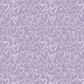 Imperfect Hearts dusty lavender