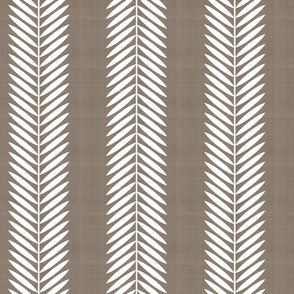 Laurel Leaf Whitall Brown and White