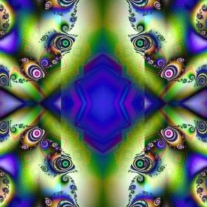 Green & Purple Spiral 2