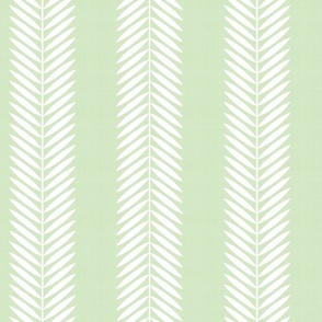 Laurel Leaf Soft Green and White