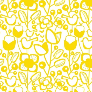 Scandinavian Garden Lemony-Medium