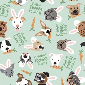 Easter Pups - Mint Green, Large Scale