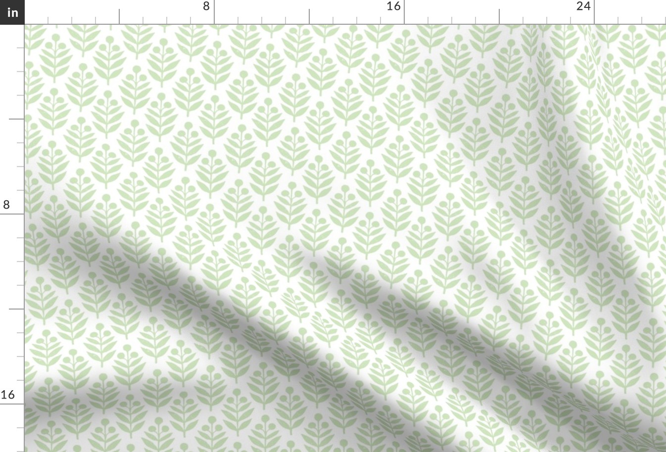 Lotti Soft Green and White