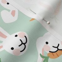 Some Bunny Loves You - Mint Green, Large Scale