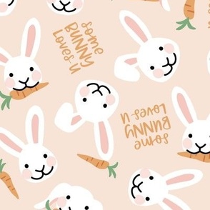 Some Bunny Loves You - Blush, Large Scale
