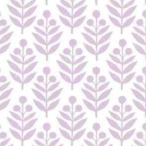 Lotti  Lilac and White 