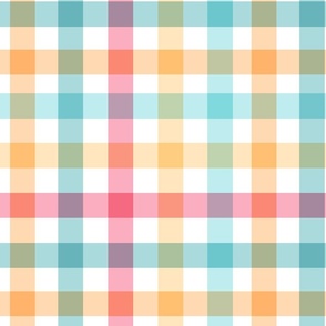 Pastel check - medium- pastel