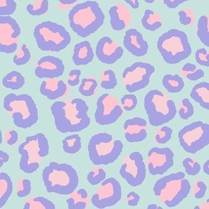 Pastel Leopard Fabric, Wallpaper and Home Decor | Spoonflower