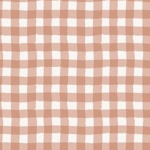 Gingham large - sienna