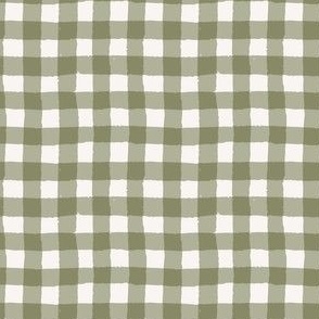 Gingham large - forest