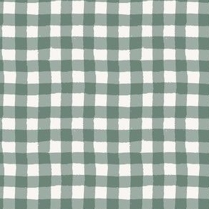 Gingham large - emerald