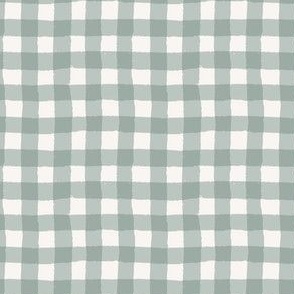 Gingham large - sage