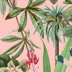 Tropical Garden Pink // large