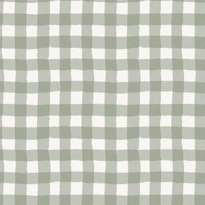 Gingham large - eucalyptus