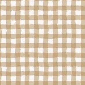 Gingham large - champagne