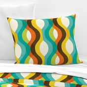 1960s Retro Atomic Mod Abstract Shapes Mid-Century Modern Pattern