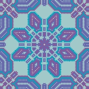 Pixel Geometric Mandala  small