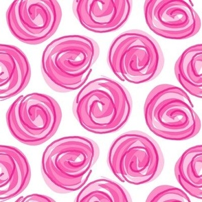 spiral polka 1 white magenta