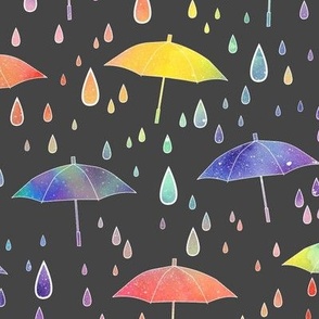umbrellas - grey