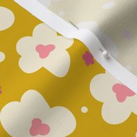 Mustard Pink Scandi Floral