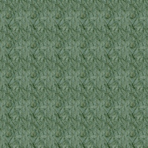 Small Watercolor Fern pattern, Green background