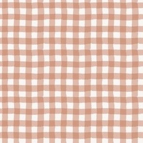 Gingham small - sienna