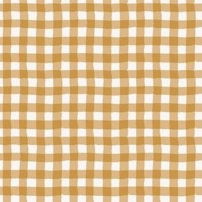 Gingham small - sunset