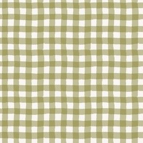 Gingham small - olive