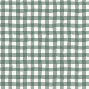 Gingham small - emerald