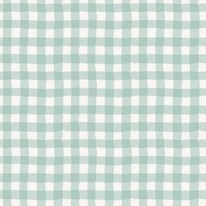 Gingham small - sea